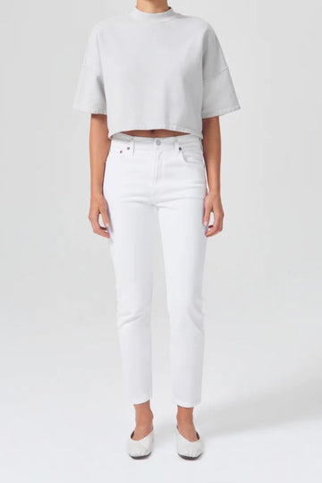 Product photo of Willow Mid Rise Slim Crop Jean-AGOLDE-Meridian Boutique