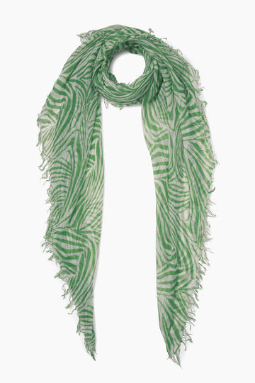 Product photo of Zebra Print Cashmere & Silk Scarf-Chan Luu-Meridian Boutique